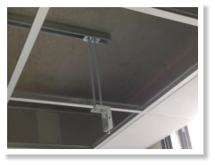 Threaded Rod Drop Through Tiles